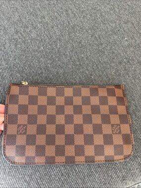 Louis Vuitton Brown Damier Ebene Canvas Cosmetic Pouch